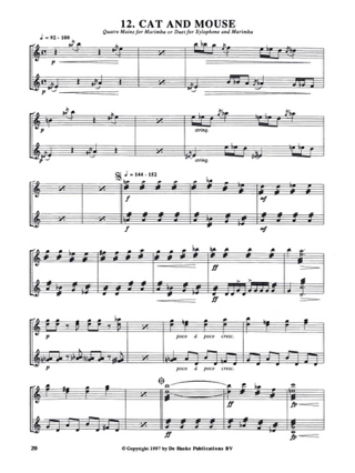 13 Pièces For Mallets - Ivo Weijmans - Partition - Xylophone